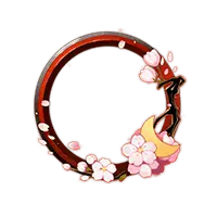 Flower Wreath - pink - No Background PNG