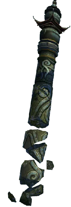 Broken Staff - magic - High Resolution PNG