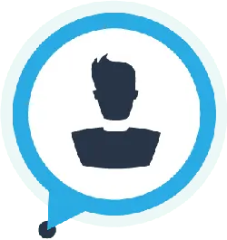 Blue Avatar Icon - modern - High Resolution PNG