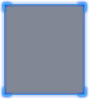 Blue Glowing Border - graphic - PNG