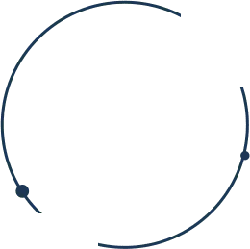 Blue Circle - simple - graphic design - Transparent Background PNG
