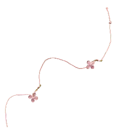 Pink Flower Garland - flowers - Free PNG