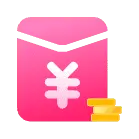 Pink Envelope - money - Transparent Background PNG