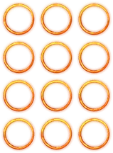 Orange Circles - shape - High Resolution PNG