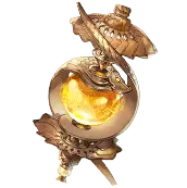 Dragon Decorative Item - gold - Transparent Background PNG