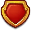 Shield Badge - red - No Background PNG