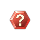 Red Hexagon Question Mark - logo - Transparent Layer PNG