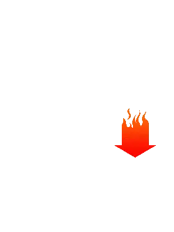 Flame Arrow - logo - Free for Commercial Use PNG