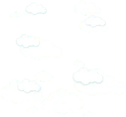 Clouds - cartoon style - Highly Rated PNG