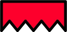 Sawtooth Pattern - pink - No Watermark PNG