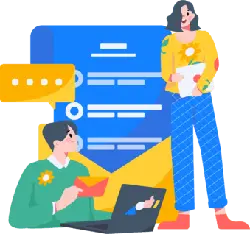 Office Scene - interaction - team - Lossless PNG
