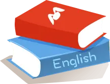 English Book - reading - Transparent Background PNG
