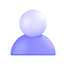 Purple Person Icon - abstract - Transparent Background PNG