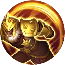Golden Warrior - fighting - Free Download PNG