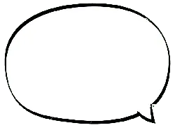Blank Speech Bubble - graphic design - No Background PNG