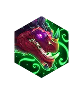 Glowing Dragon Hexagon - hexagon - Lossless PNG