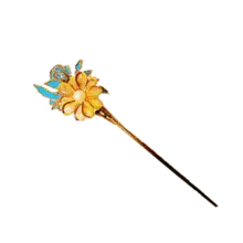 Butterfly Hairpin - jewellery - No Background PNG