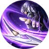Purple Hair Girl - magic - Free Download PNG