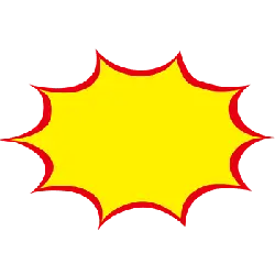 Explosion Shape - Fast Download PNG