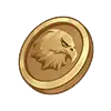 Lion Head Coin - lion - Free PNG