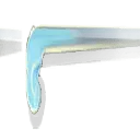 Glass Cup - blue - High Resolution PNG