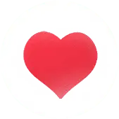 Heart Pattern - circular - Transparent Layer PNG