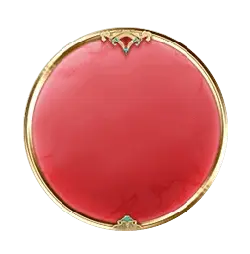 Ruby Round Decorative Item - red - Lossless PNG