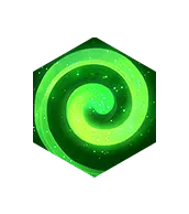 Green Spiral - rotating - No Background PNG