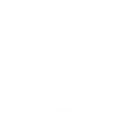 White Circle on Black Background - design - Transparent Layer PNG