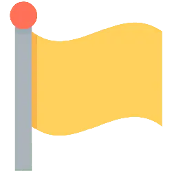 Yellow Flag - design - Transparent Layer PNG