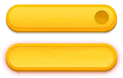 Gold Button - UI - Free PNG