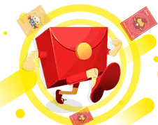 Red Packet Hero - action - No Watermark PNG