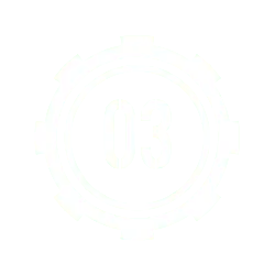 Number 03 Gear Logo - logo - PNG