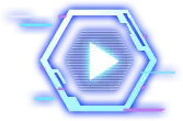 Hexagon Play Button - geometric shape - Free PNG