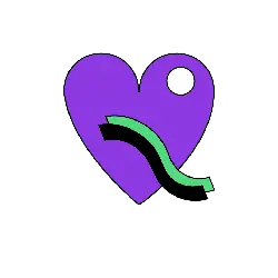 Purple Heart Shape Pattern - minimalist - Transparent Background PNG