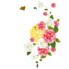 Floral Pattern - pink - decoration - High Resolution PNG