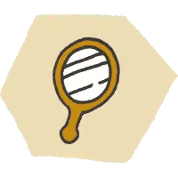 Hand Mirror - mirror - No Background PNG