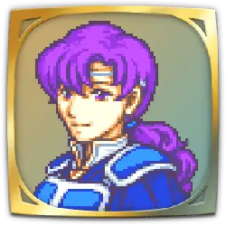 Purple-Haired Warrior - anime style - PNG