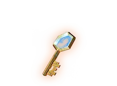 Mysterious Key - gold - Free PNG