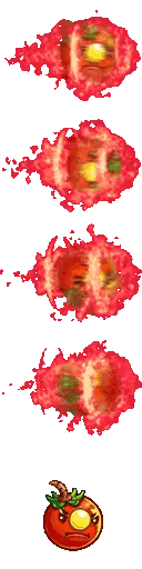 Pineapple - red - Transparent Background PNG