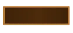 Brown Rectangle Button - rectangle interface element - Transparent Background PNG