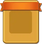 Orange Jar - packaging - Transparent Layer PNG