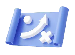 Blue Scroll Icon - logo - Transparent Background PNG