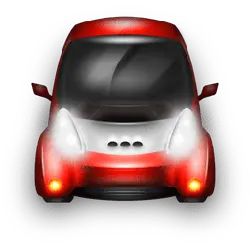 Red Car - small toy - PNG