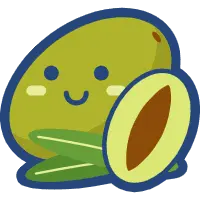 Happy Mango - green - Transparent Layer PNG