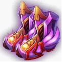 Purple Crystal Boots - boots - No Background PNG