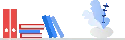 Books and Plant - decoration - Lossless PNG