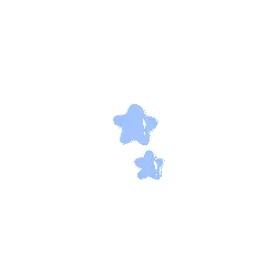 Blue Stars - simple - PNG Images