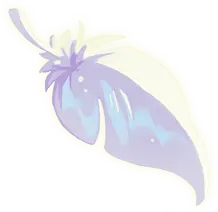 Feather - blue - PNG Images