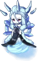 Ice Elf - horned unicorn - Lossless PNG